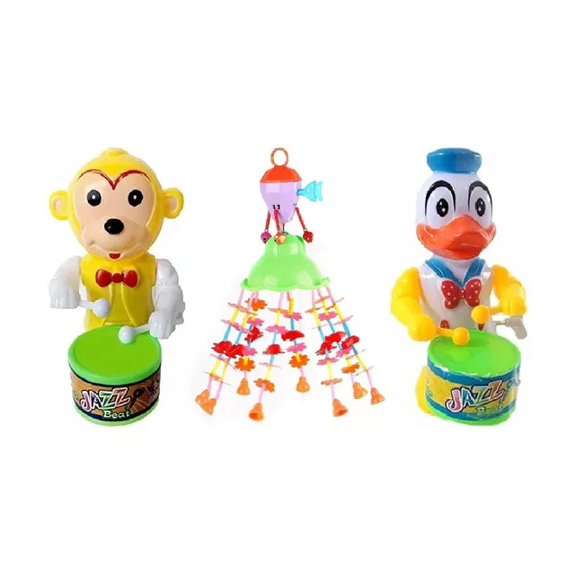 PRV TOYS Merry go Round for Infants.Toy,(Jhoomer) Soothing Sound with Drummer.Toys Rattle Rattle