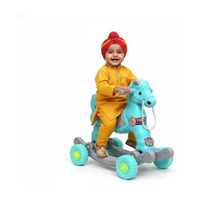 TOYPROFESSOR Baby Horse Rider and Rocker for child Age 1-3 Birthday Gift for Kids rideon toy