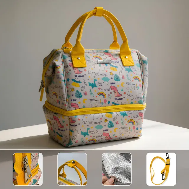 StarAndDaisy Diaper Bag for Mothers, Baby Diaper Backpack with Spacious Compartment Mothers Maternity Bags for Travel Diaper Backpack