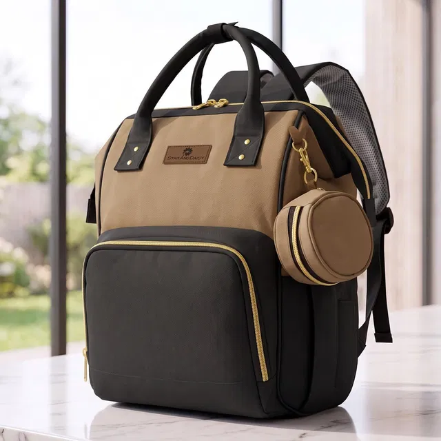 StarAndDaisy Premium Baby Diaper Bag Spacious, Waterproof Backpack with Multiple Pockets Mothers Maternity Bags for Travel Diaper Backpack