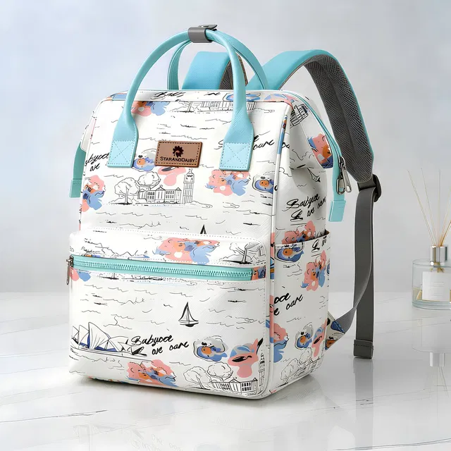 StarAndDaisy Premium Baby Diaper Bag Spacious, Waterproof Backpack with Multiple Pockets Mothers Maternity Bags for Travel Diaper Backpack