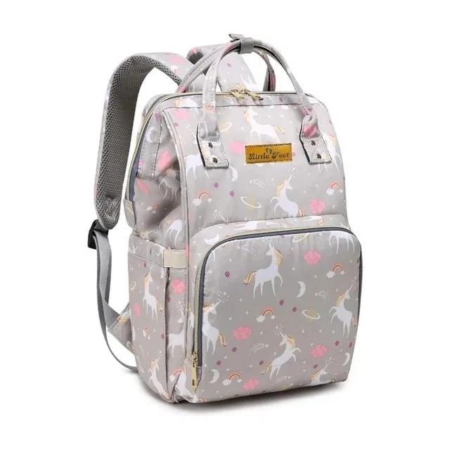 Little Feet Diaper Bag for Moms for Travel Multifunctional Diaper Bag Backpack for Mothers Baby Diaper Bag