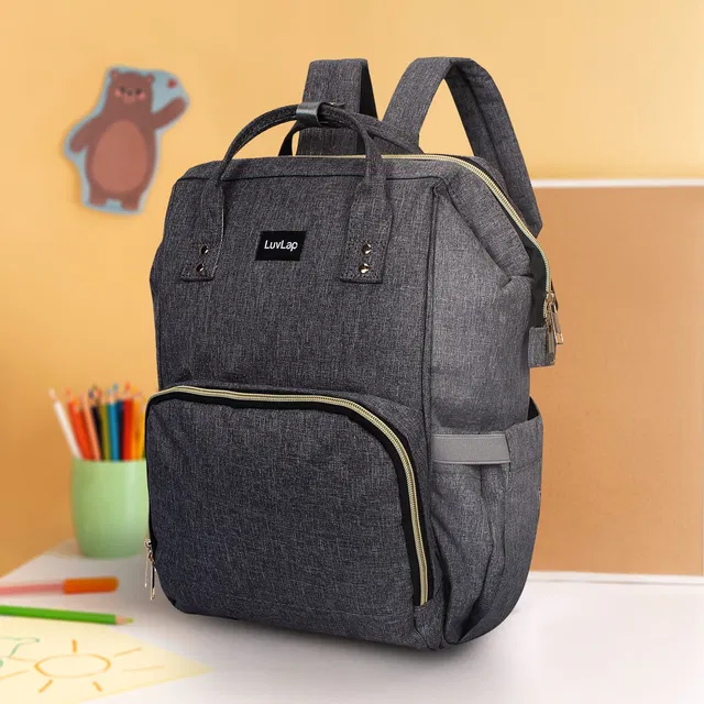 LuvLap Lily Diaper bag for mom & baby, Multfunctional & Watterproof with Changing Mat Diaper Bag