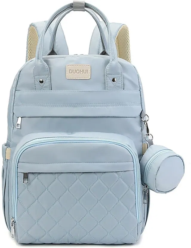 HOUSE OF QUIRK Baby Diaper Bag Maternity Backpack Quilted Diaper Bag