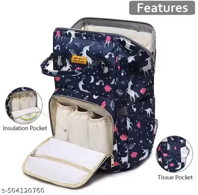 KMAP BlueUnicorn26 DIaper Bag New Born Baby diaper bag