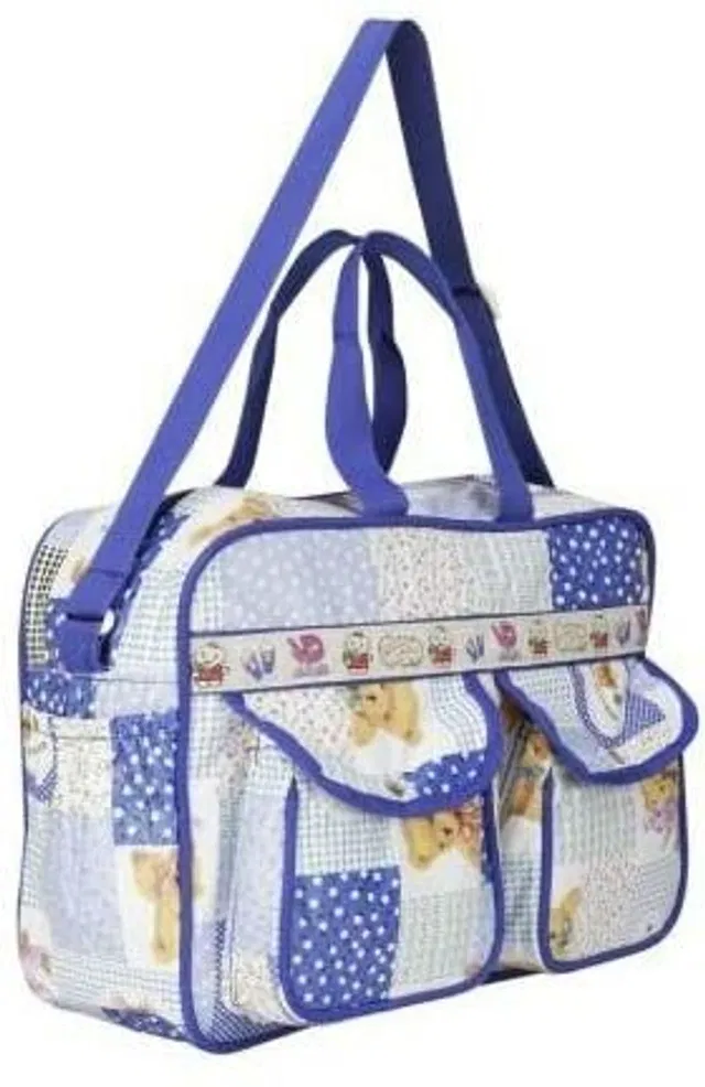 little monkeys BABY ESSENTIALS Multi-Purpose Mother Bag with Holder - multicolor baby diapers bag