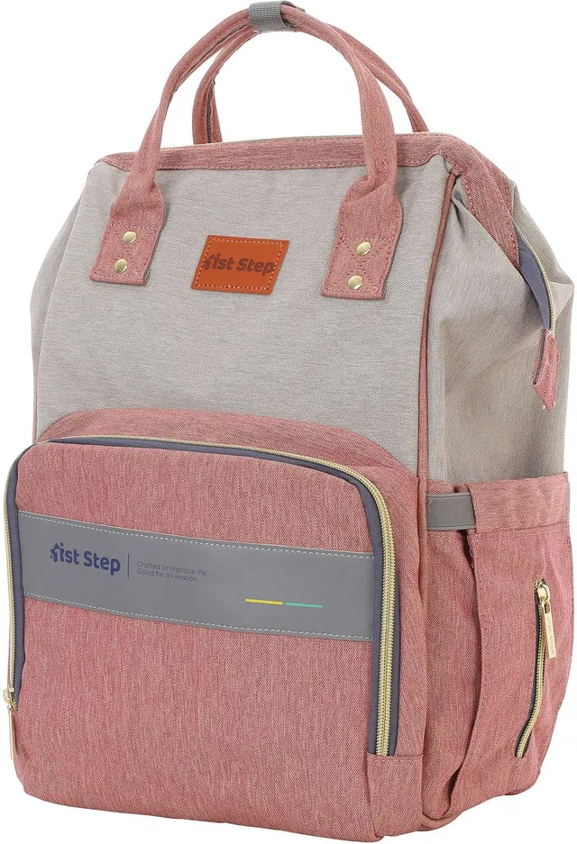 1st Step Smart, Multi-Functional Waterproof Handbag with Shoulder Strap for Mother Travel Backpack Diaper Bag