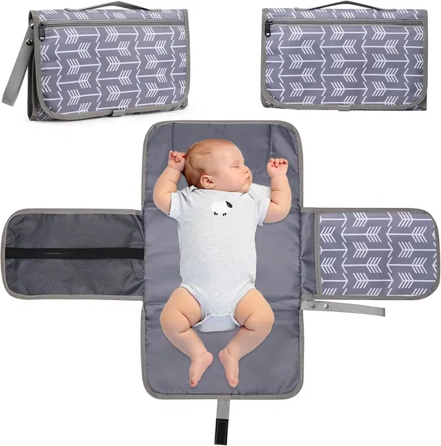 Clefairy Portable Diaper Changing Pad - Large Waterproof Baby Changing Mat Portable Diaper Changing Pad
