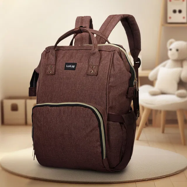 LuvLap Lily Diaper bag for mom & baby, Multfunctional & Watterproof with Changing Mat Diaper Bag