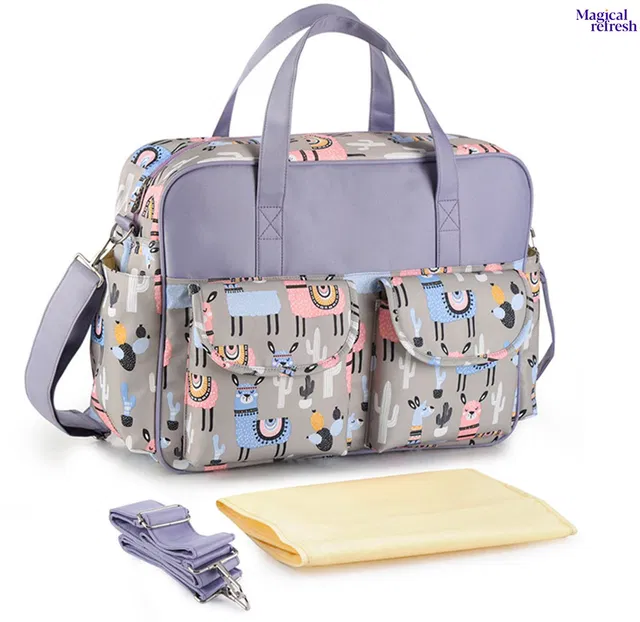 Magical Refresh Fine Print High Quality Baby Care Diaper Bag, Backpack for women, Nursery Bag