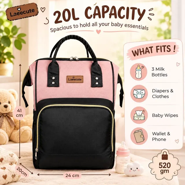 laeecue Diaper Bag for Mothers for Travel, Baby Bag for Mother Travel, Hospital Bag diaper bag
