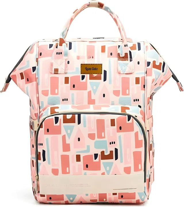 Laee cute Baby Diaper Bag for Mothers Waterproof Backpack Multiple Pockets baby diaper bag