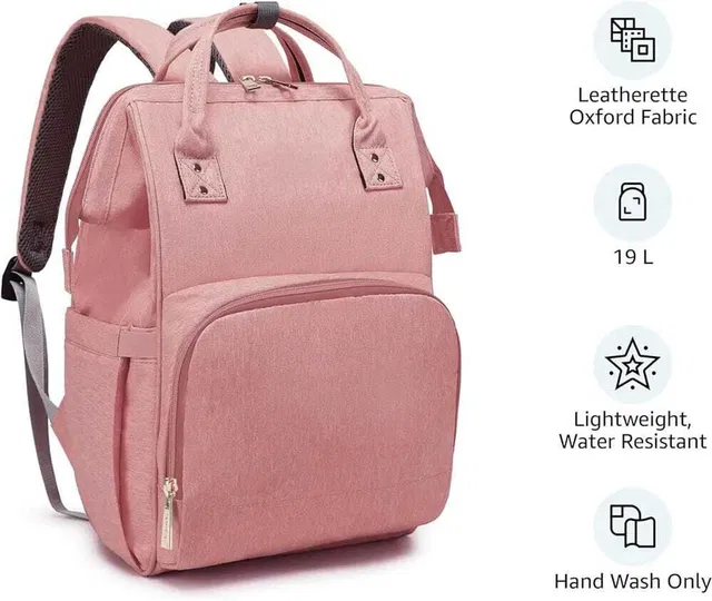 Stylora pink bag diaper bag