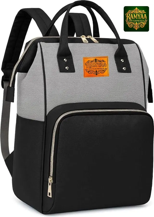 Ramyaa Enterprises GREY & BLACK CLASSY TRENDY diaper bag 1905 diaper bag