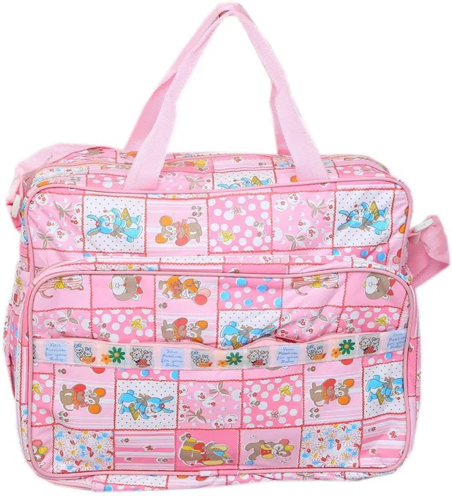 Padam Enterprises Baby Diaper Nappy Changing Baby Bag Mummy Handbag In Baby Print Imported Material Diaper Bag