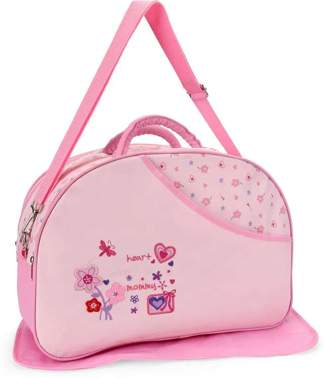 Fancy Walas Presents New Born Baby Multipurpose Polyester Diaper/Mother Bag with Holder Diaper Changing Multi Compartment Baby Diaper Bag