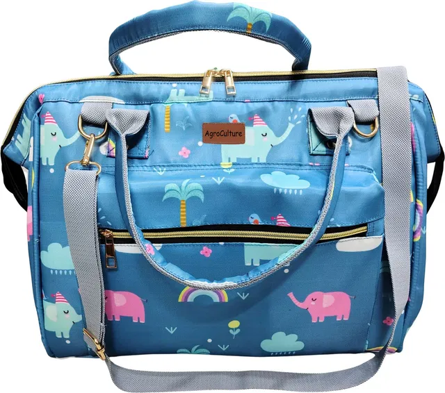 AgroCulture Premium Baby Diaper Handbag with insulated pockets Diaper Sling bag Newborn Diaper Organiser Bag