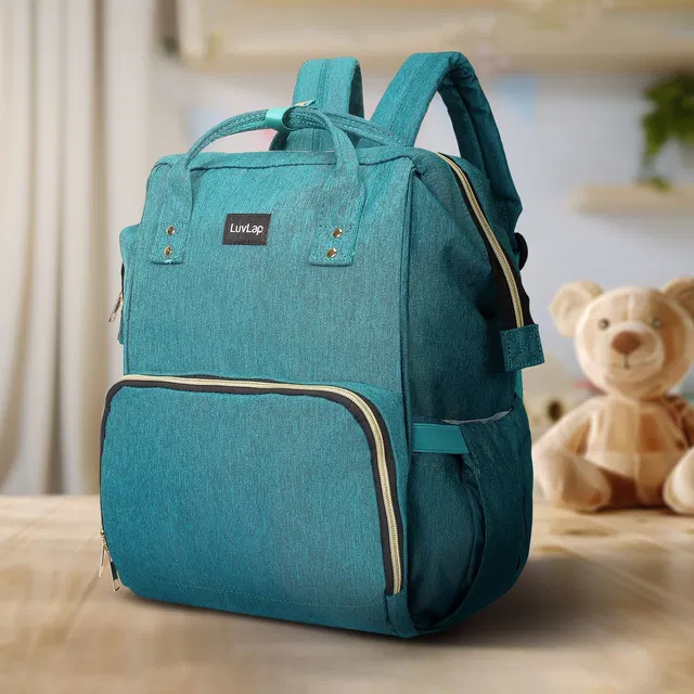 LuvLap Lily Diaper bag for mom & baby, Multfunctional & Watterproof with Changing Mat Diaper Bag