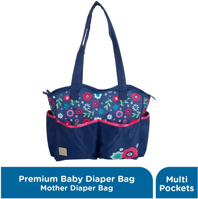 MeeMee Waterproof Maternity Backpack for Moms with Multiple Pockets & Changing Mat Baby Diaper Bag