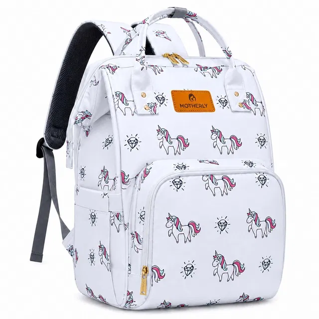 MOTHERLY Elegant Diaper Backpack for Mom, Spacious Baby Bag for Mothers,Maternity & Hospital Bag for Women