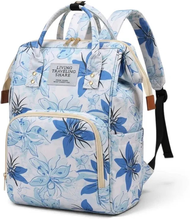 MforMingle remium Baby Backpack | Large Diaper Bag with Bottle Holder Backpack Diaper Bag