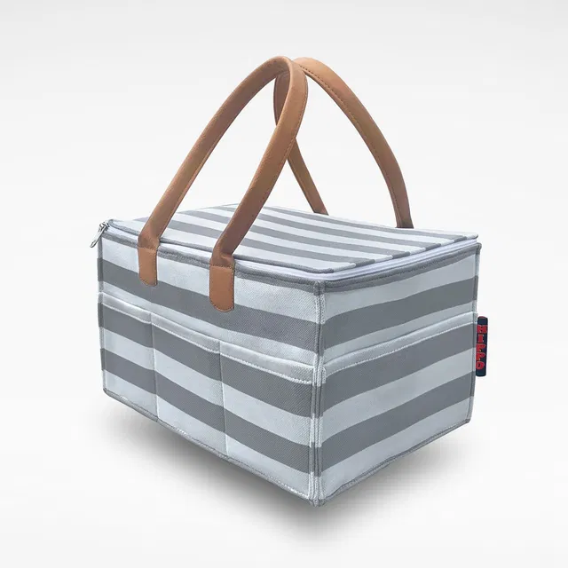 Hippo (Wine-Spot, Large) Diaper Caddy