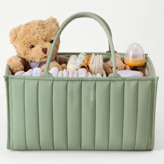 SUICUNE Baby Diaper Caddy Organizer Nursery Basket - A Baby Basket Gift Registry Baby Diaper Caddy