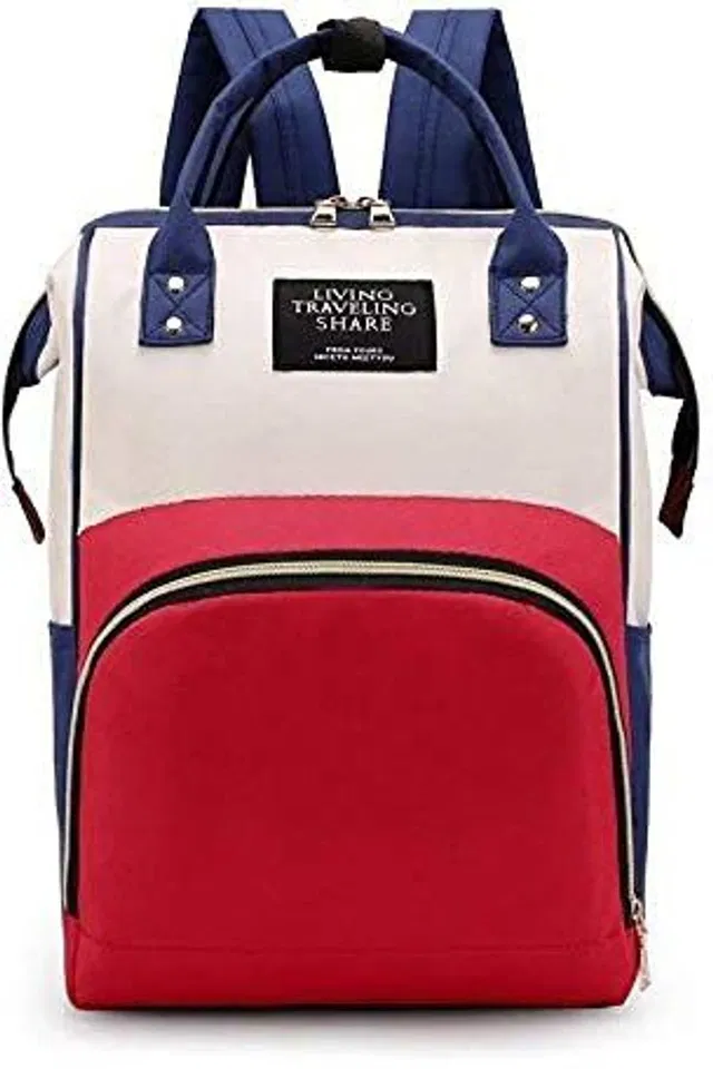 Chinmay Kids Baby Diaper Backpack for New Born Baby Mother/Mom Stylish Polyester Organizer Bag for Casual Travel Outing & Traveling Backpack Type Travel Bag