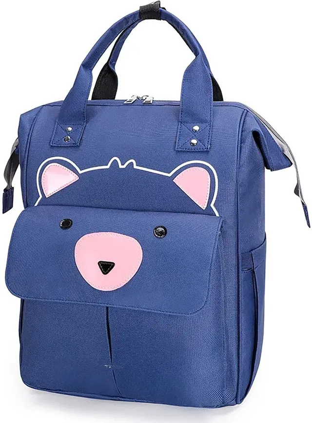 HOUSE OF QUIRK Bear Print Baby Diaper Bag Maternity Backpack-41X18X25.5 Cm NA