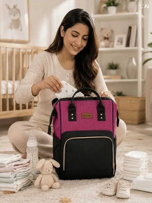 Nanny Time Baby Diaper Bag Backpack Waterproof Large Capacity Travel Maternity premium daiper bag