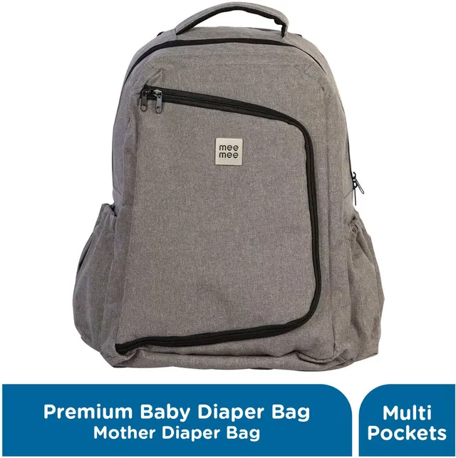 MeeMee Waterproof Maternity Backpack for Moms with Multiple Pockets & Changing Mat Baby Diaper Bag