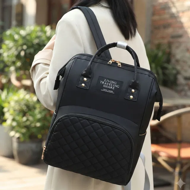 Blossmo Mother Bag & Diaper Backpack for Travel & Hospital with Insulated Pockets (BL23) Diaper bag