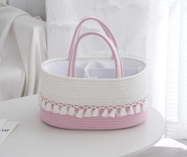Byloom BHNDIAPERCARRYBAG04 Jute Rope Diaper Bag