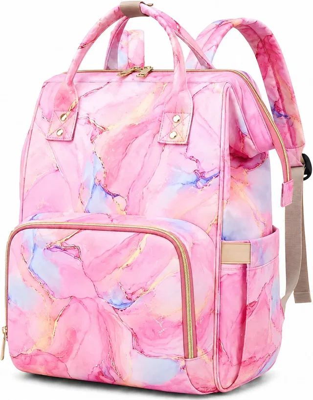ShopyVid Diaper Bag for Mothers | Maternity Bag for Travel | New Born Baby Diaper Bag for Mother, Insulated Bottle Pockets (Waterproof, 17 litres)