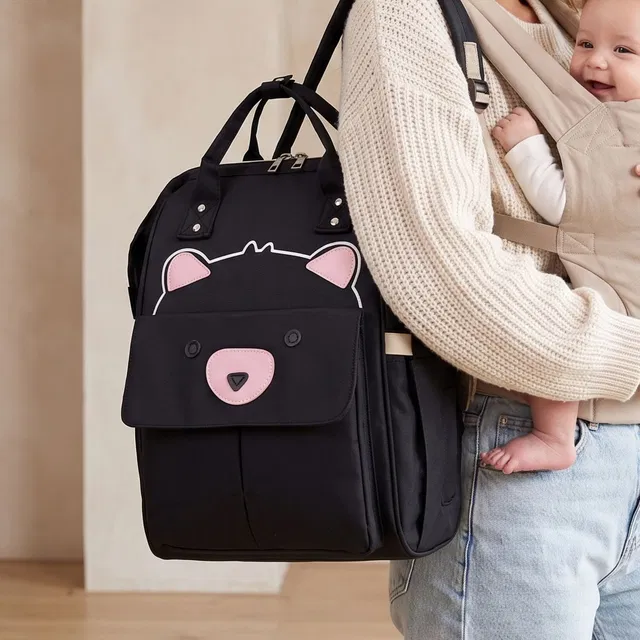 Blossmo Mother Bag & Diaper Backpack for Travel & Hospital with Insulated Pockets (BL28) Diaper bag