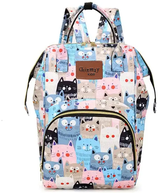 Chinmay Kids Large Capacity Mother Bag Diaper Backpack with Insulated Bottle Storage Diaper bag