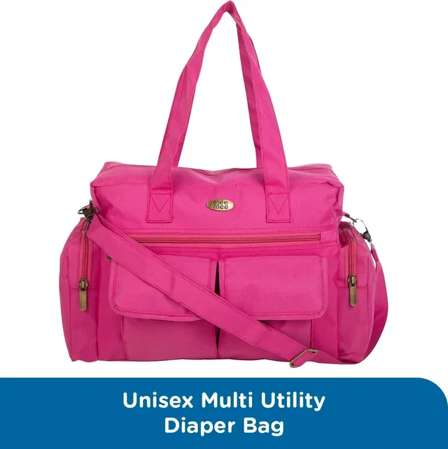 MeeMee Waterproof Maternity Backpack for Moms with Multiple Pockets & Changing Mat Baby Diaper Bag