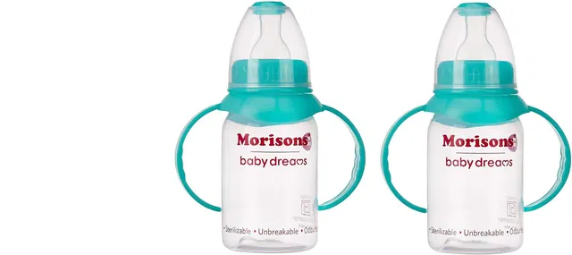 Morisons Royal Feedind Bottle 125Ml pack of 2 with Handle - 125 ml