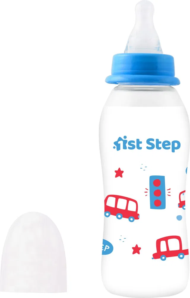 1st Step BPA Free Baby Feeding Bottle with Anti-Colic Nipple for Infants - 250 ml