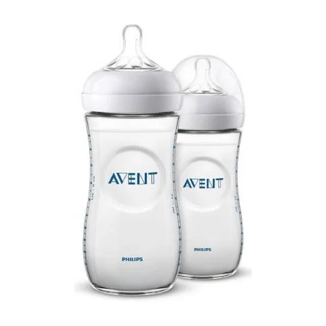 Philips Avent NATURAL 2.0 BOTTLE 330ml Pack of 2 - 660 ml (clear, white) - 330 ml