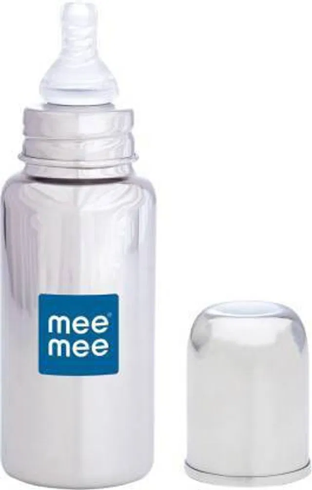 MeeMee Premium Steel Feeding Bottle - 240 ml