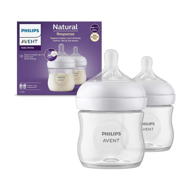 Philips Avent White natural baby twin feeding bottle pack of 2 - 250 ml