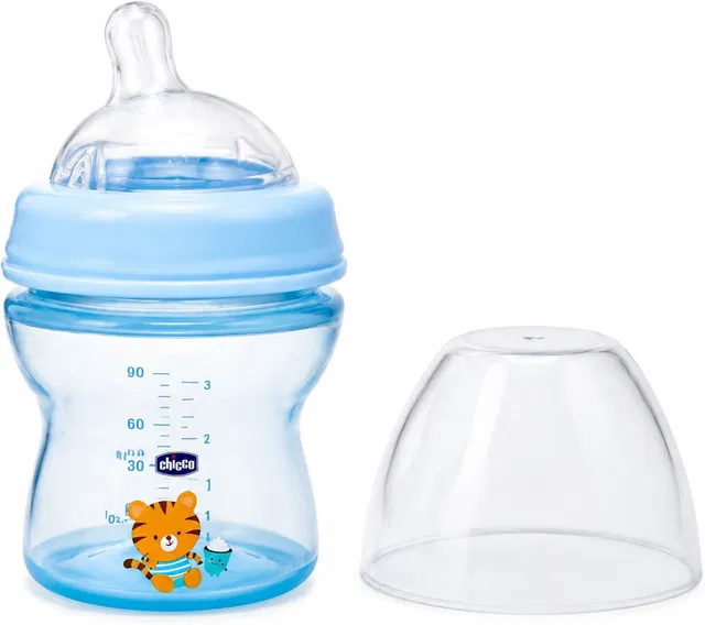 Nvskids Baby Feeding Bottle BPA Free Anti Colic Natural Milk Bottle for New Born - 150 ml