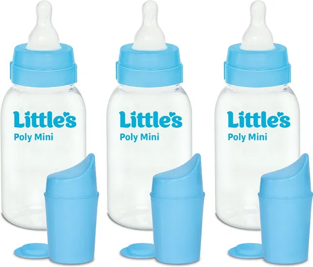 Little's Poly Mini Feeding Bottle - (Pack of 3) - 360 ml