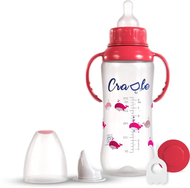 Cradle Grippy Feeding Bottle - 250 ml