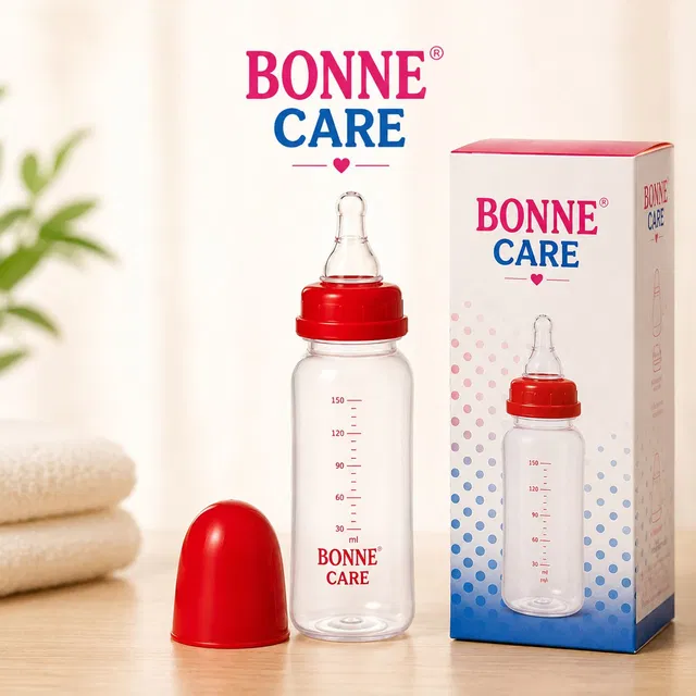 SHISHORA Care Baby Feeding Bottle 150ml | Newborn Baby Milk Feeding Bottle - 250 ml