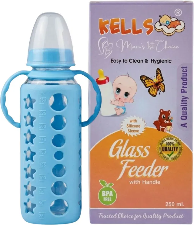 STEAD Baby Feeding Bottle 250ml BPA Free | Anti-Colic Soft Silicone Nipple - 250 ml