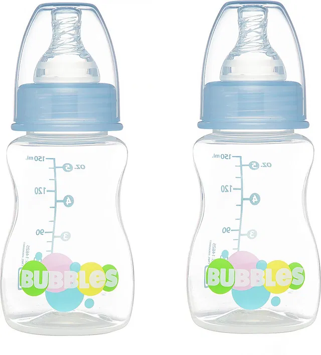 Bubbles Standard Neck ml with Extra Nipple - 125 ml