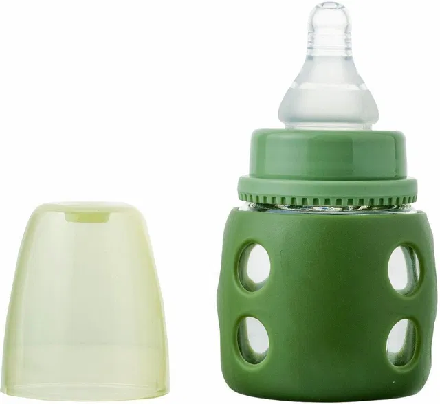 Nvskids Baby Feeding Bottle Leak Proof Anti Spill Bottle Dust Free Cover - 60 ml