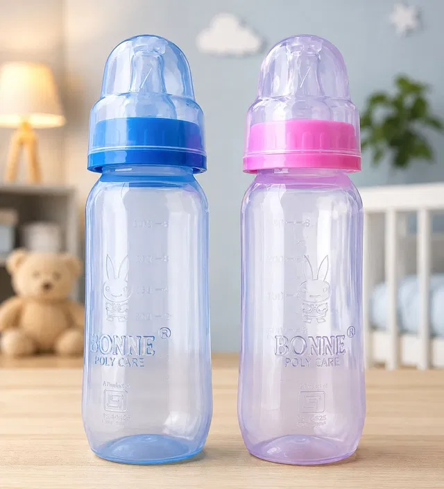 RB Point Silicone Plastic Best for Your Baby Bonne Bottle (pack of 20 - 210 ml